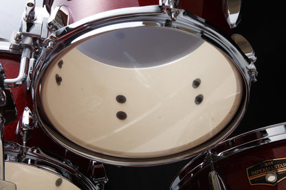 TAMA Imperialstar Drum Set 6 pcs - Burnt Red Mist/Chrome HW + MEINL Cymbals HCS Cymbal Kit/Stage Master Double-Braced Hardware Kit