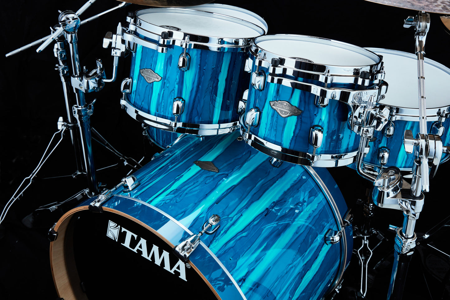TAMA Starclassic Performer Shell Kit 5 teilig - Sky Blue Aurora/Chrom HW