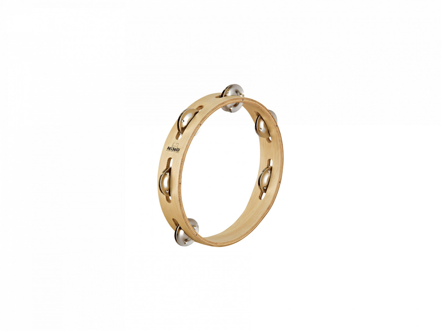 NINO Percussion Wood Tambourine - 8"