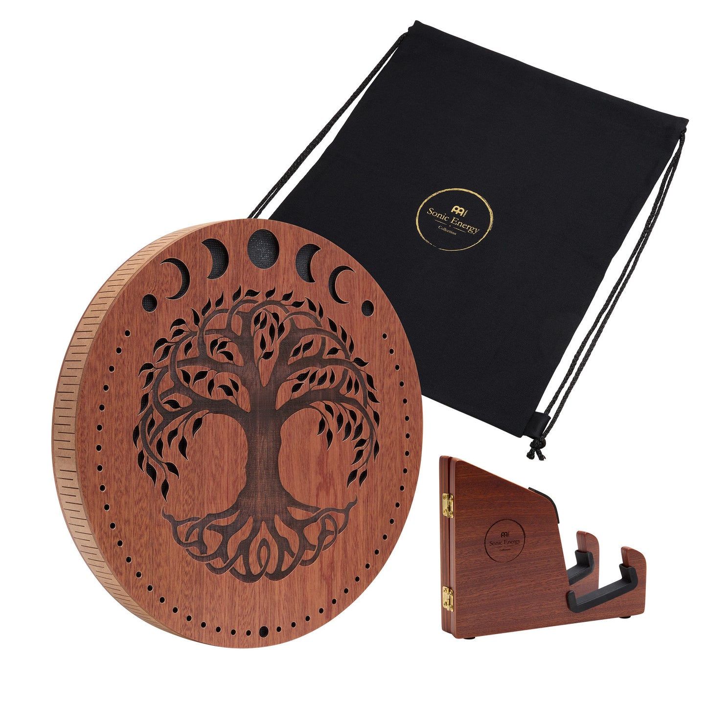 MEINL Sonic Energy 12" Rain Disk, Bachklang, Mondphasen und Lebensbaum Gravur