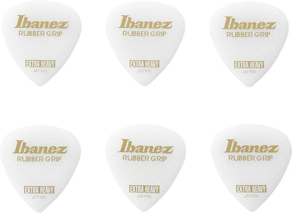 IBANEZ Grip Wizard Series Rubber Grip Flat Pick - 6 pcs