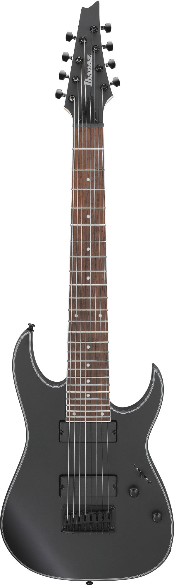 IBANEZ RG Electric Guitar 8-String - Black Flat