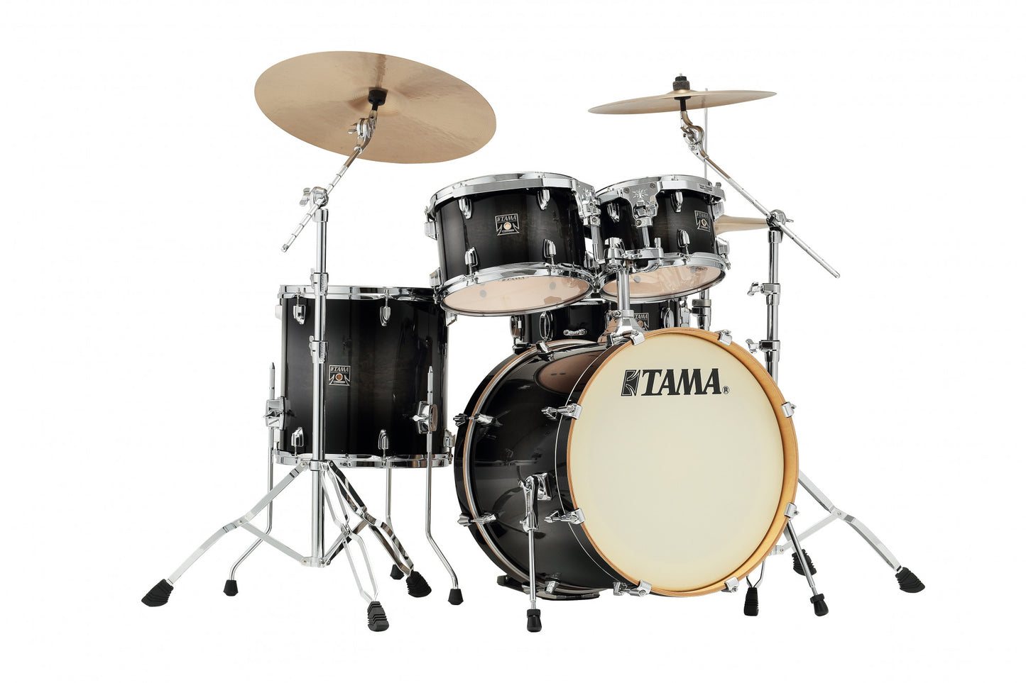 TAMA Superstar Classic Drum Set 5 teilig - Transparent Black Burst/Chrom HW + SM5W Hardware Kit