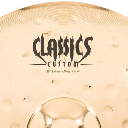 MEINL Cymbals Classics Custom Extreme Metal Cymbal Set - 14" Hihat, 18" Crash, 20" Ride