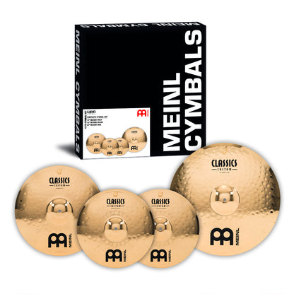 MEINL Cymbals Classics Custom Beckenset Brilliant - 3 teilig