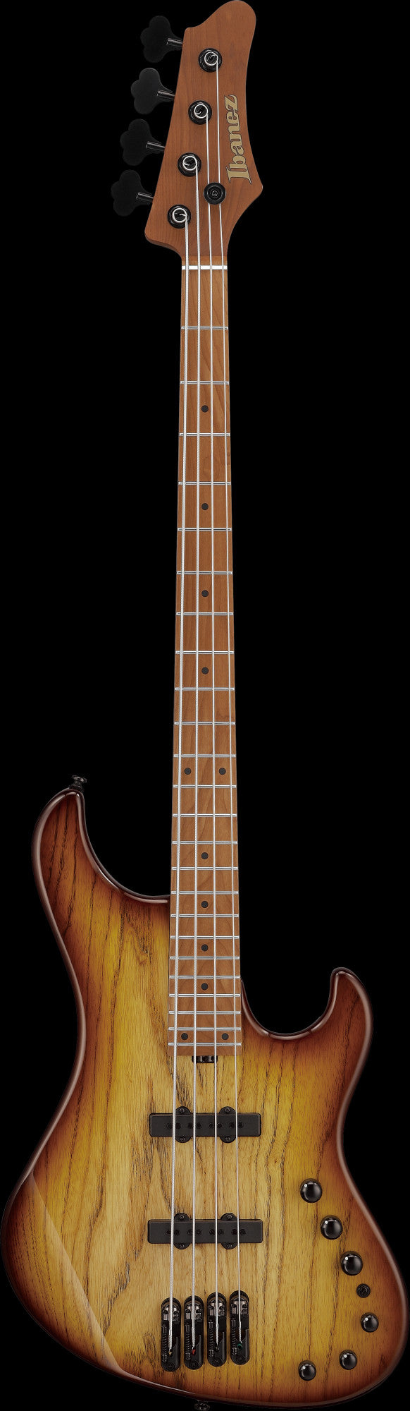 IBANEZ MODE Electric Bass 4-String - Natural Stained Amber Burst + Gig Bag