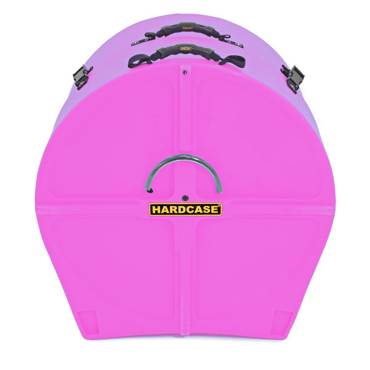 HARDCASE Bass Drum Case with Wheels 22" (14" - 20") - Pink / fully lined