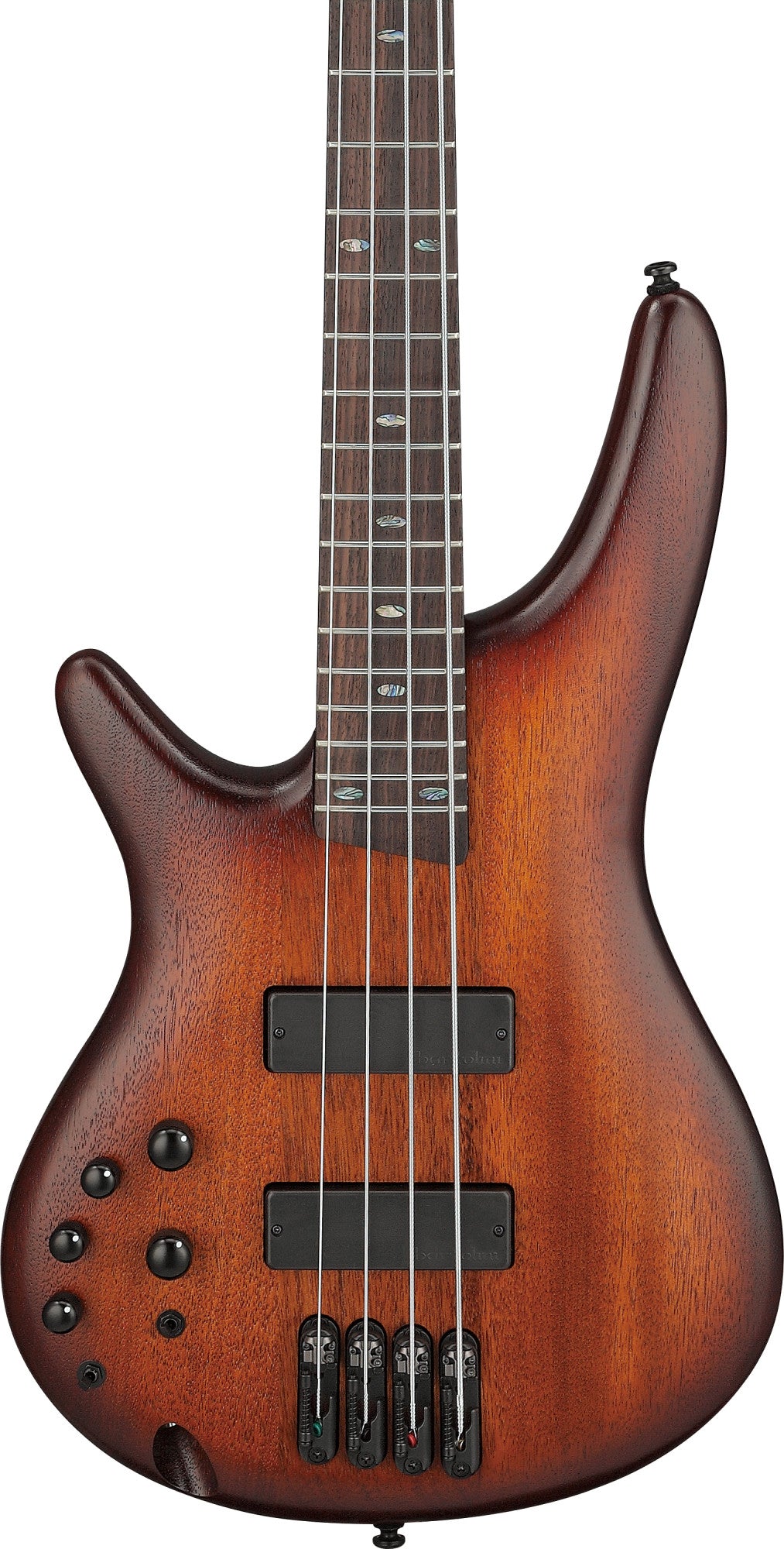IBANEZ SR E-Bass 4-String Lefty - Mahogany Brown Burst Low Gloss