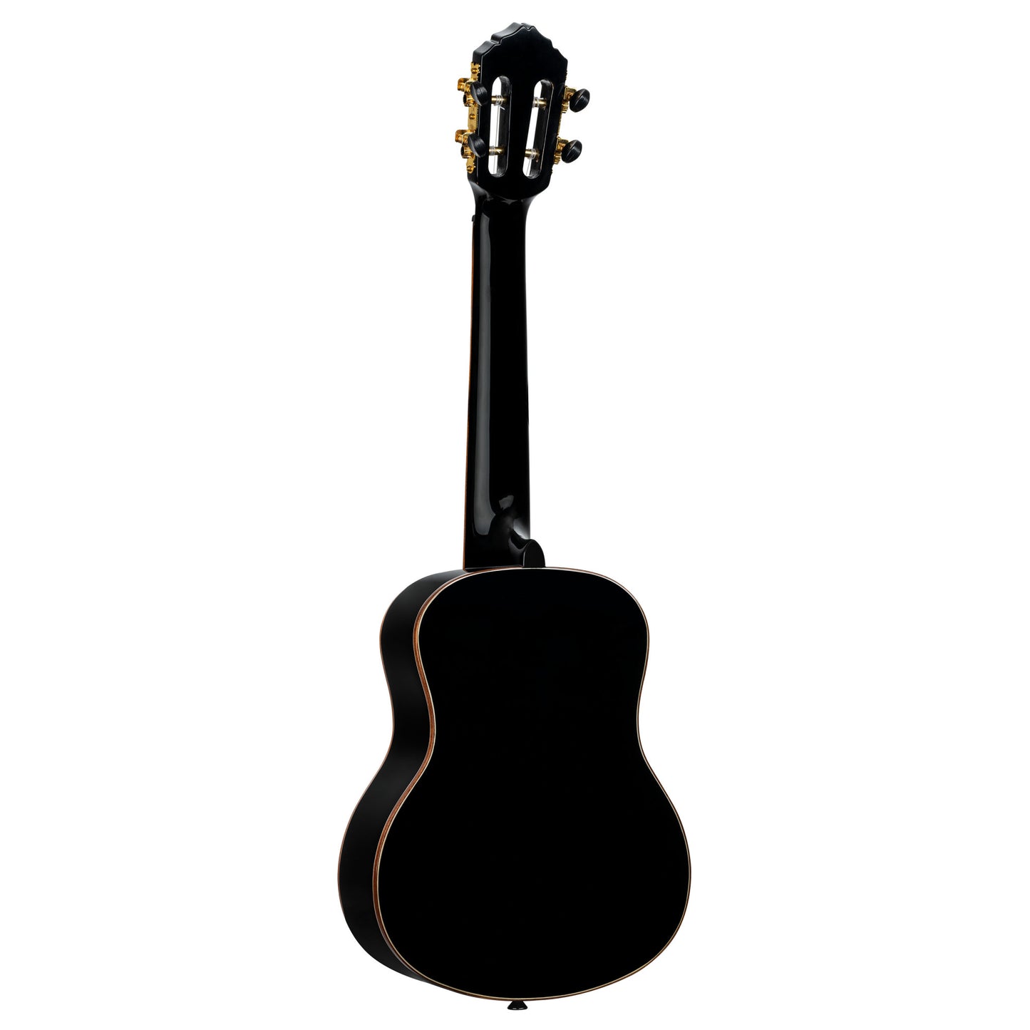 ORTEGA Onyx Serie Tenor Ukulele 4 String - Spruce / Mahogany Black + Bag