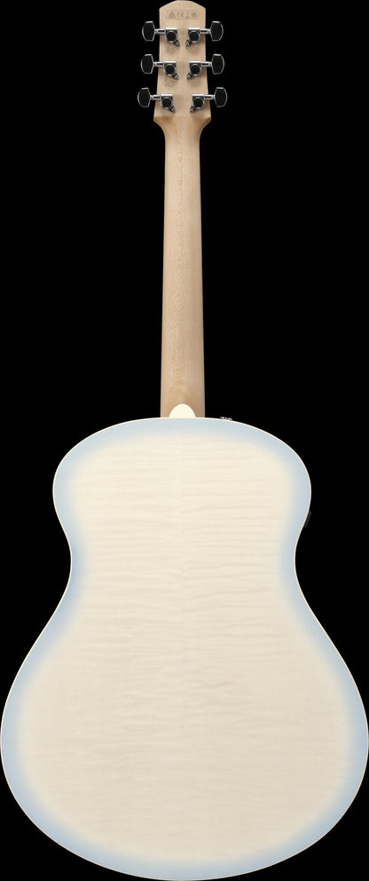 IBANEZ Advanced Acoustic AAM Acoustic Guitar 6-String - Transparent Antique White Ice Blue Open Pore