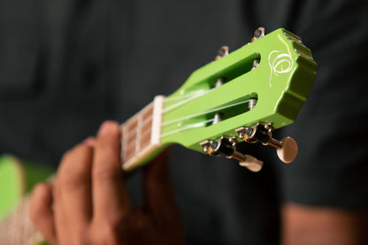 ORTEGA Gaucho Series Ukulele 4 String - Green Apple + Bag