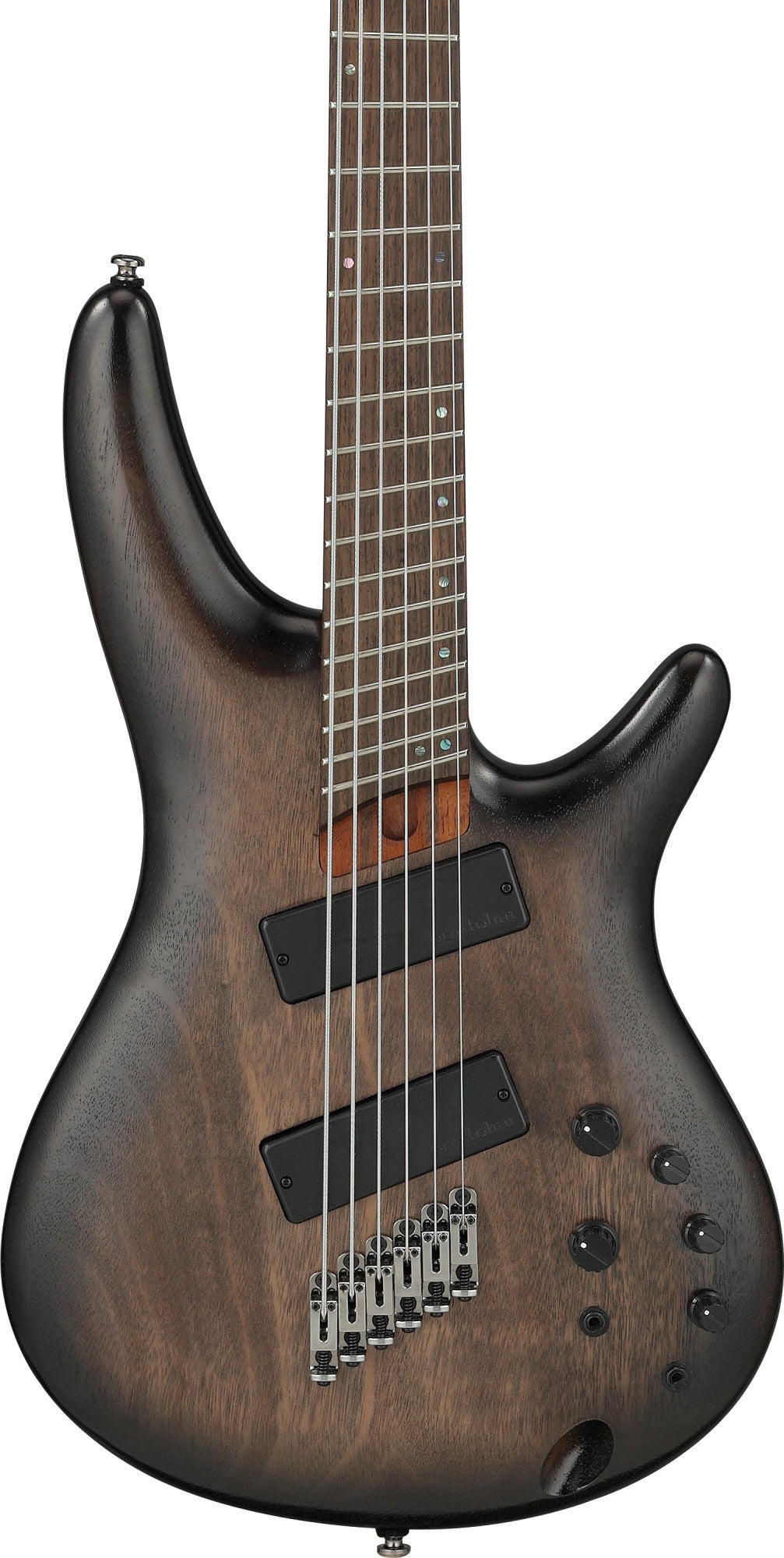 IBANEZ Bass Workshop SR Electric Bass 6-String Crossover, Multi Scale - Black Stained Burst Low Gloss