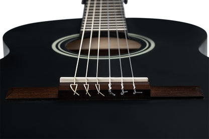 ORTEGA Student Series 3/4 Classic Guitar 6-String - Black