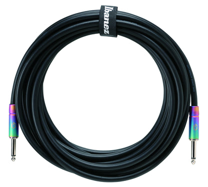 IBANEZ GLIDELINE Serie Instrumentenkabel 6,10 m 2 gerade Stecker, schwarz