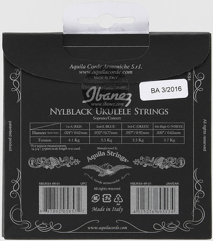 IBANEZ Saiten Set für 4 String Sopran/Konzert Ukulele by Aquila