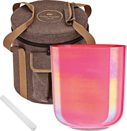 Meinl Sonic Energy Essence Kristallklangschale 7,5“ - G3/Kehlkopfchakra/440 Hz - Lotus Pink