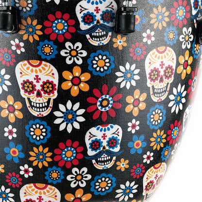 MEINL Percussion Alpine Series Djembe, Synthetic Head, Day Of The Dead - 12"