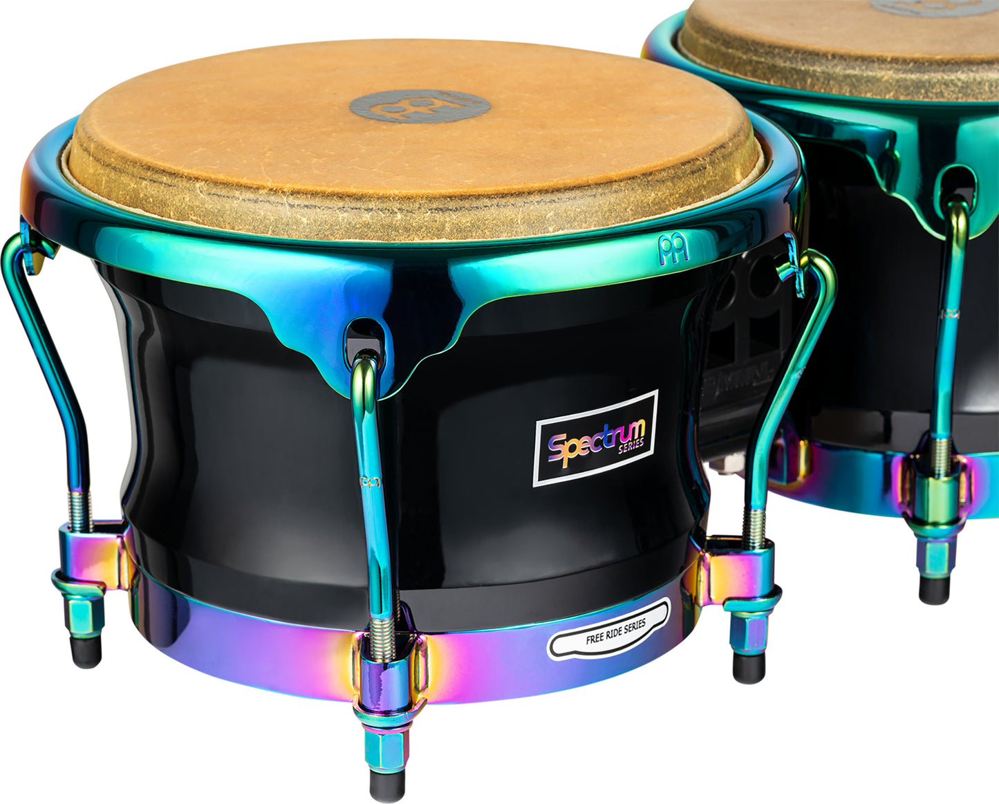 MEINL Percussion Marathon Spectrum Series Bongo 7" Macho &  8 1/2" Hembra - Phantom Black
