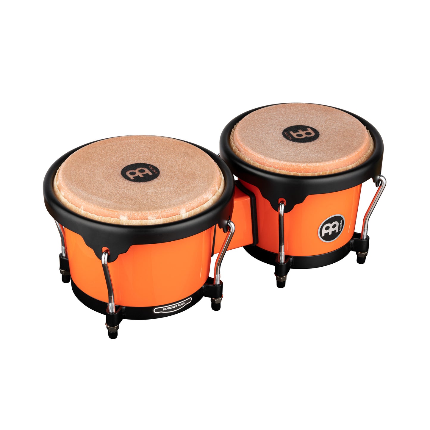 MEINL Percussion Journey Series Bongo 6 1/2" Macho & 7 1/2" Hembra - Electric Coral