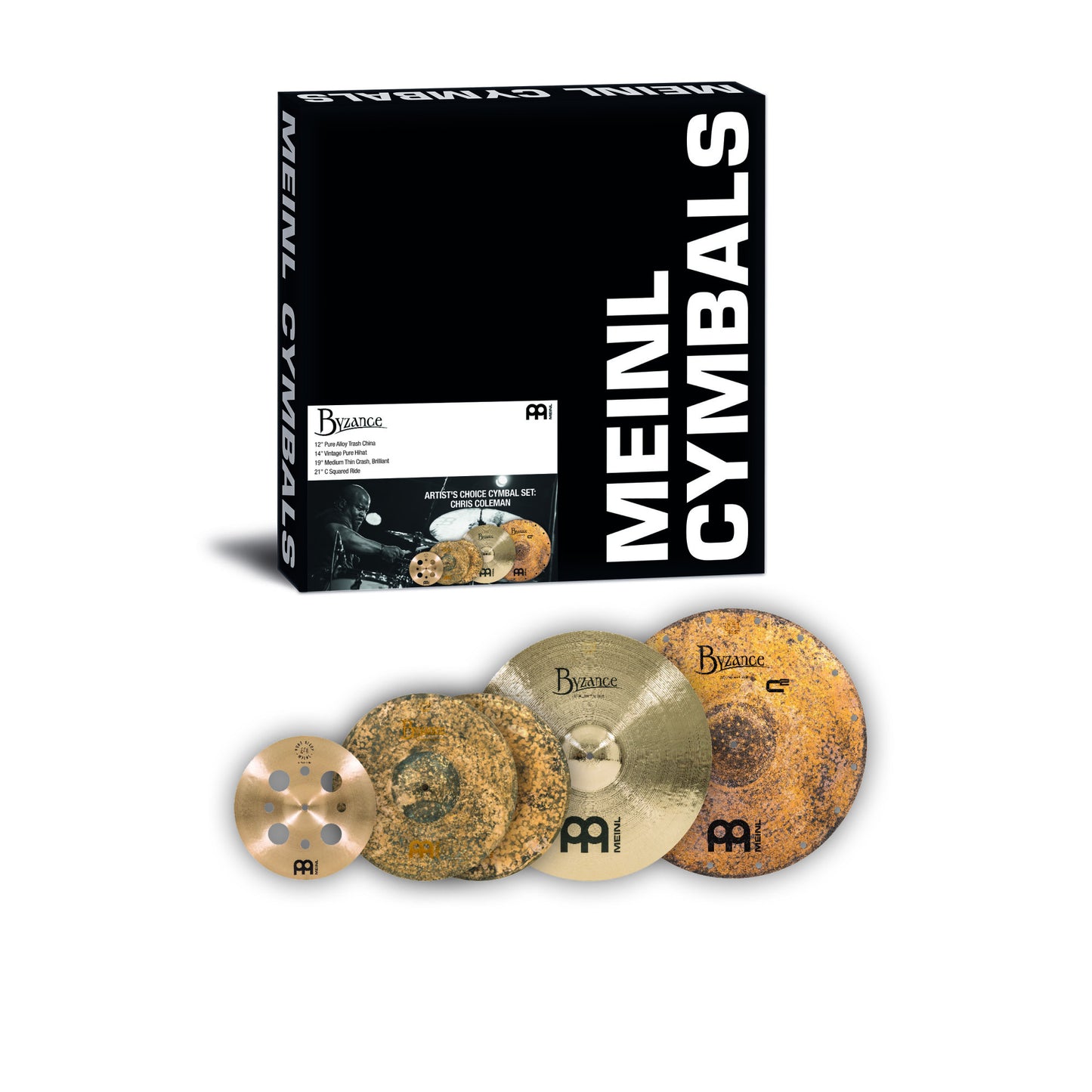 MEINL Cymbals Byzance Artist's Choice Cymbal Set: Chris Coleman
