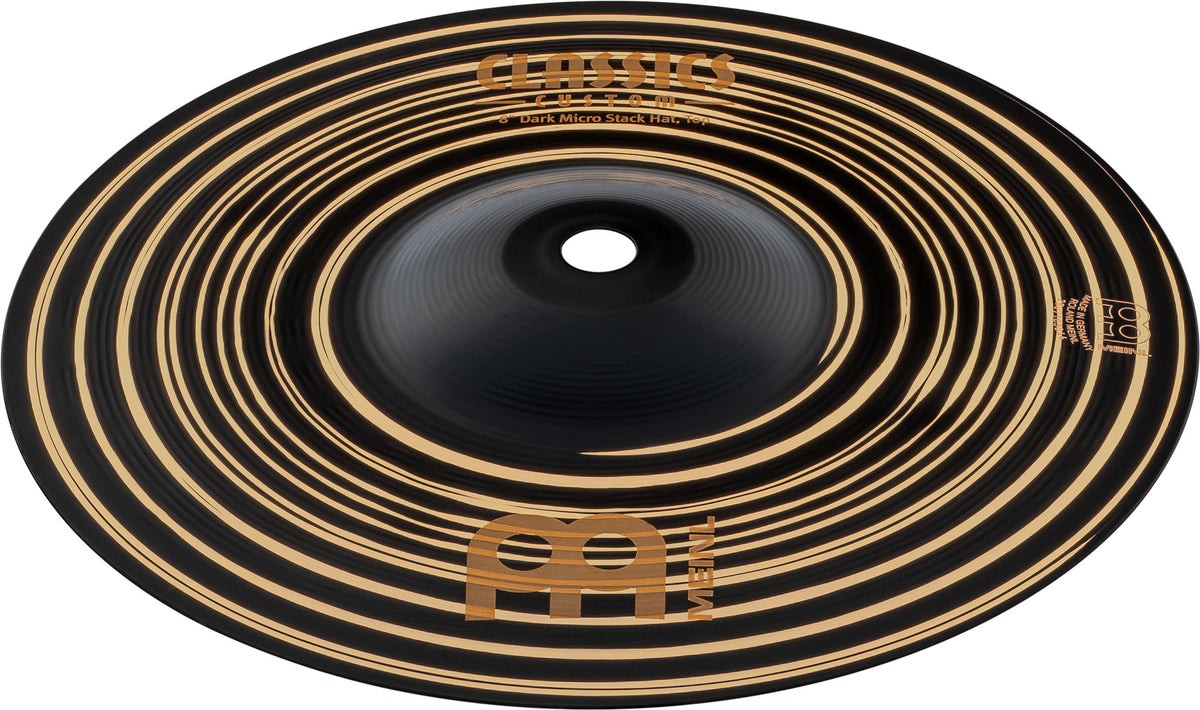 MEINL Cymbals Classics Custom Dark Micro Stack Hats - 8"