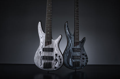 IBANEZ Premium SR Electric Bass 5-String - Icebreaker Wave Flat + Gig Bag