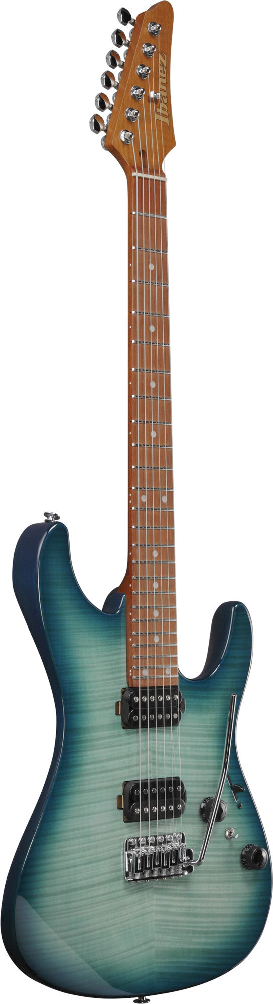 IBANEZ AZ Electric Guitar 6-String - Transparent Turquoise Burst