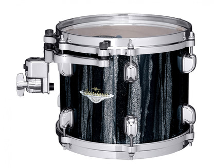 TAMA Starclassic Maple Lacquer Rack Tom 12" x 8" - Black Clouds & Silver Linings/Chrom HW