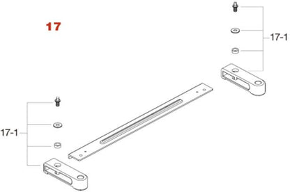 TAMA Bass Drum Clamp Plate (Lochabstand 318mm) für Cocktail-JAM & Cocktail-JAM Mini