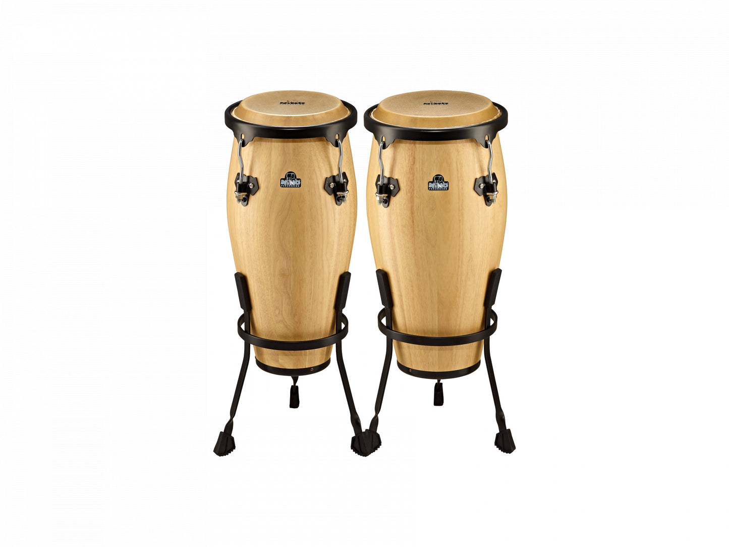 NINO Percussion Wood Conga Set - 8" & 9"