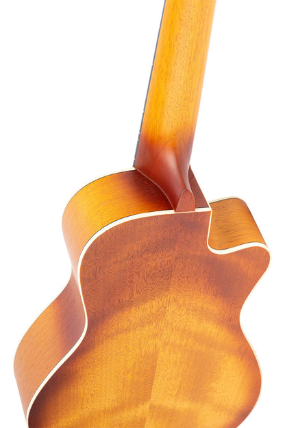 ORTEGA Earth Serie Konzert Preamp Ukulele 4 String Lefty - Sunburst