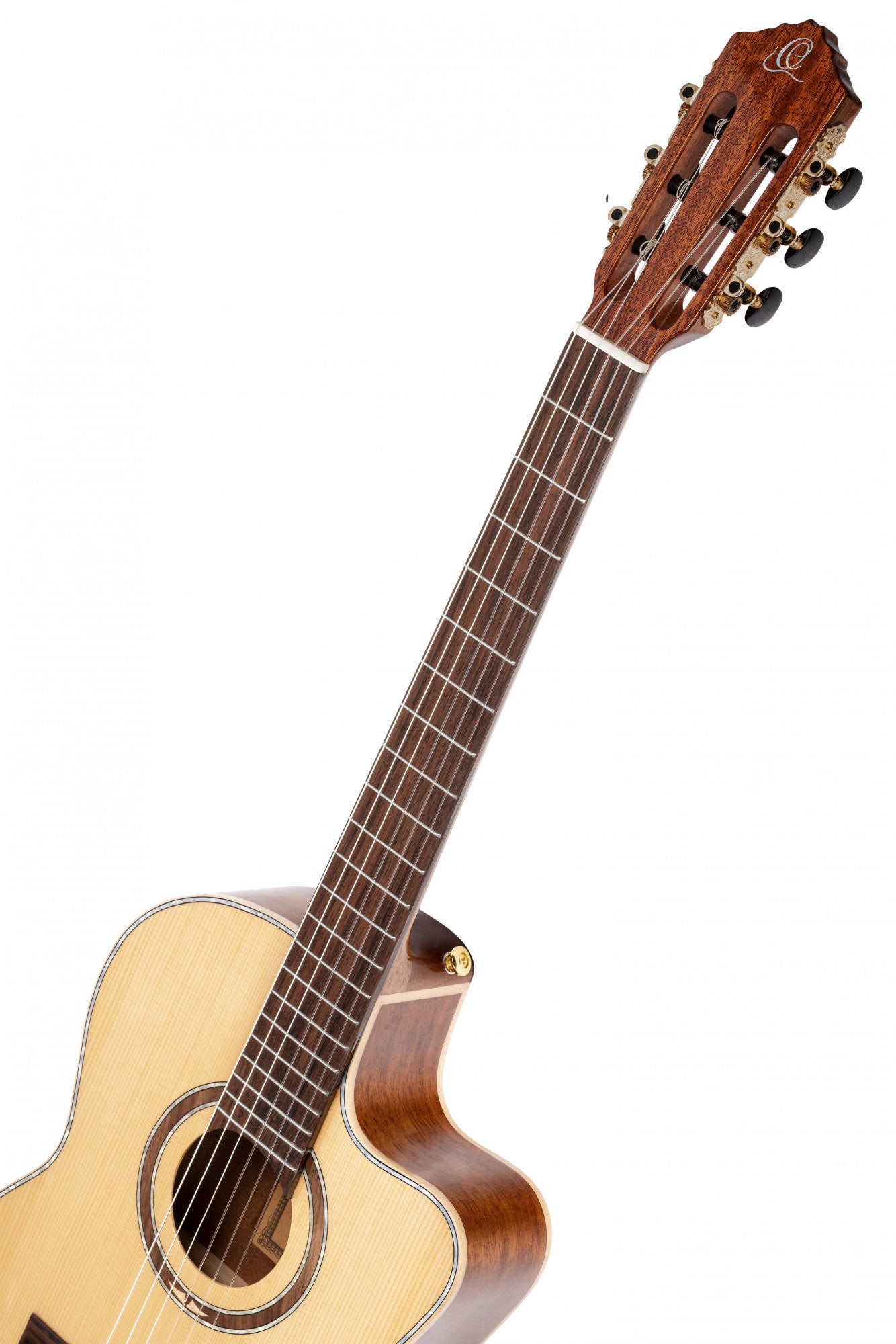 ORTEGA Performer Series 4/4 Thinline Konzertgitarre 6-String - Natural + Gigbag