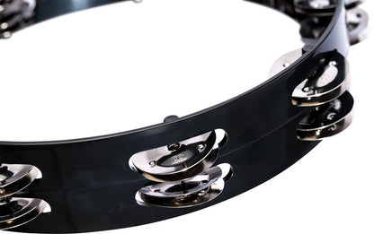 MEINL Percussion Headliner® Series Molded ABS Tambourine - 10" Black