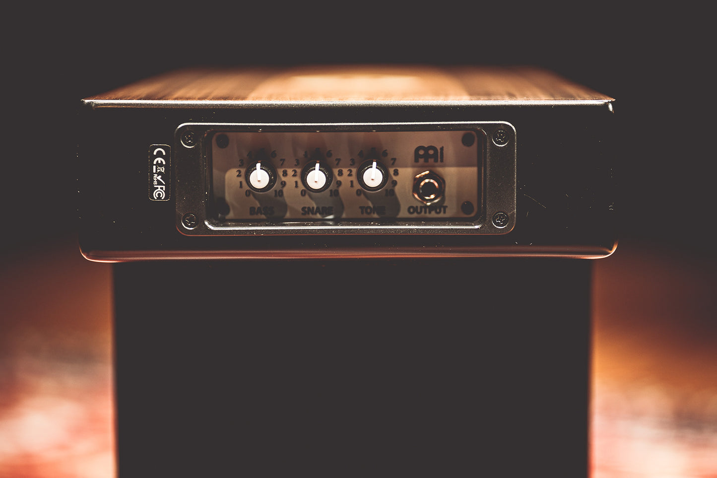 MEINL Percussion Pickup Turbo Slaptop Cajon - Walnut