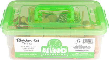NINO Percussion Wooden Rhythm Box Set