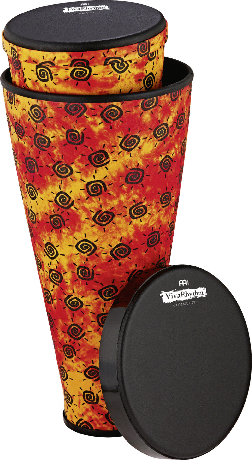 MEINL Drum Circle Stack Drum Series Drum Set - 9 1/2" & 12"