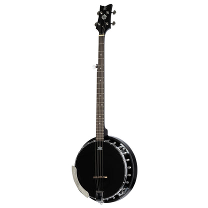 ORTEGA Raven Series Banjo 5 String - Mahogany Black + Bag
