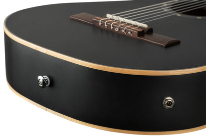ORTEGA Family Series 3/4 Konzertgitarre 6-String - Satin Black + Gigbag