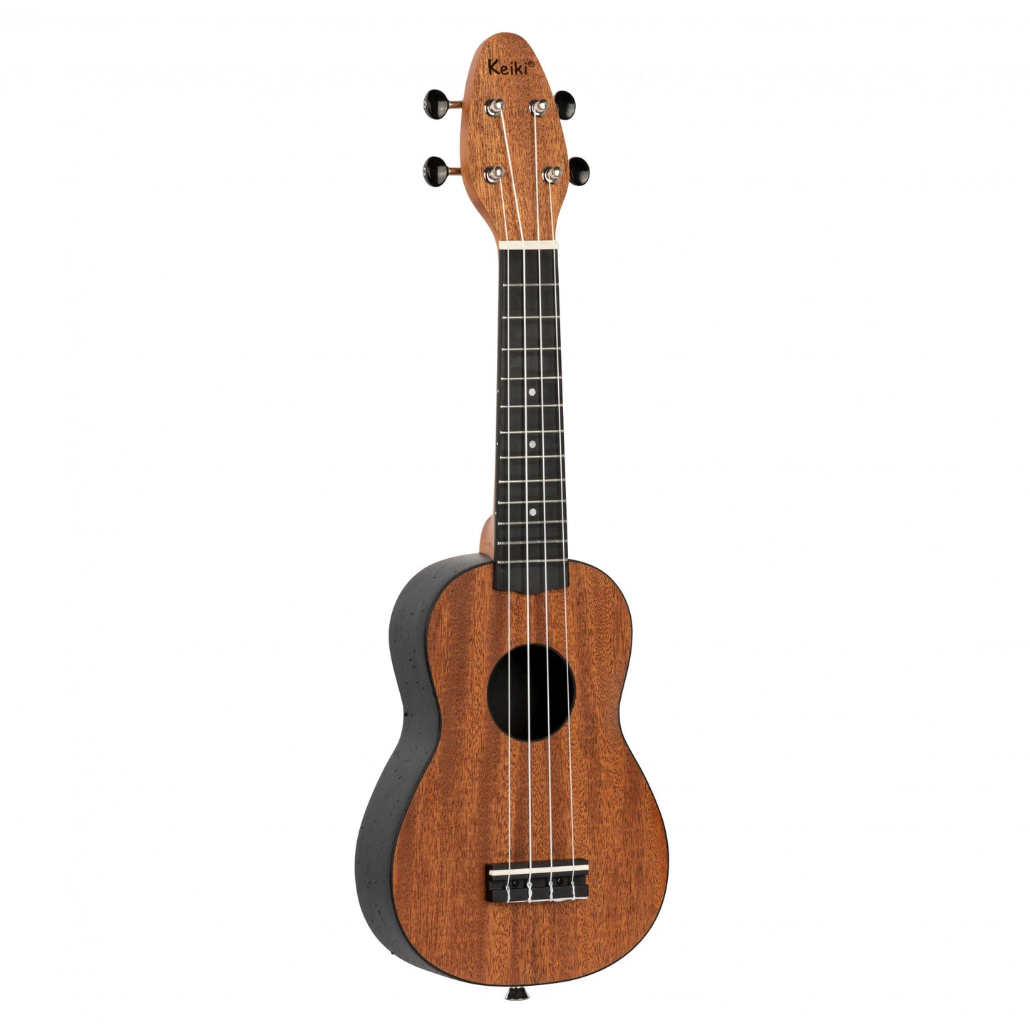 KEIKI K2 Serie Sopran Ukulele Set - Agathis / Mahogany Natural