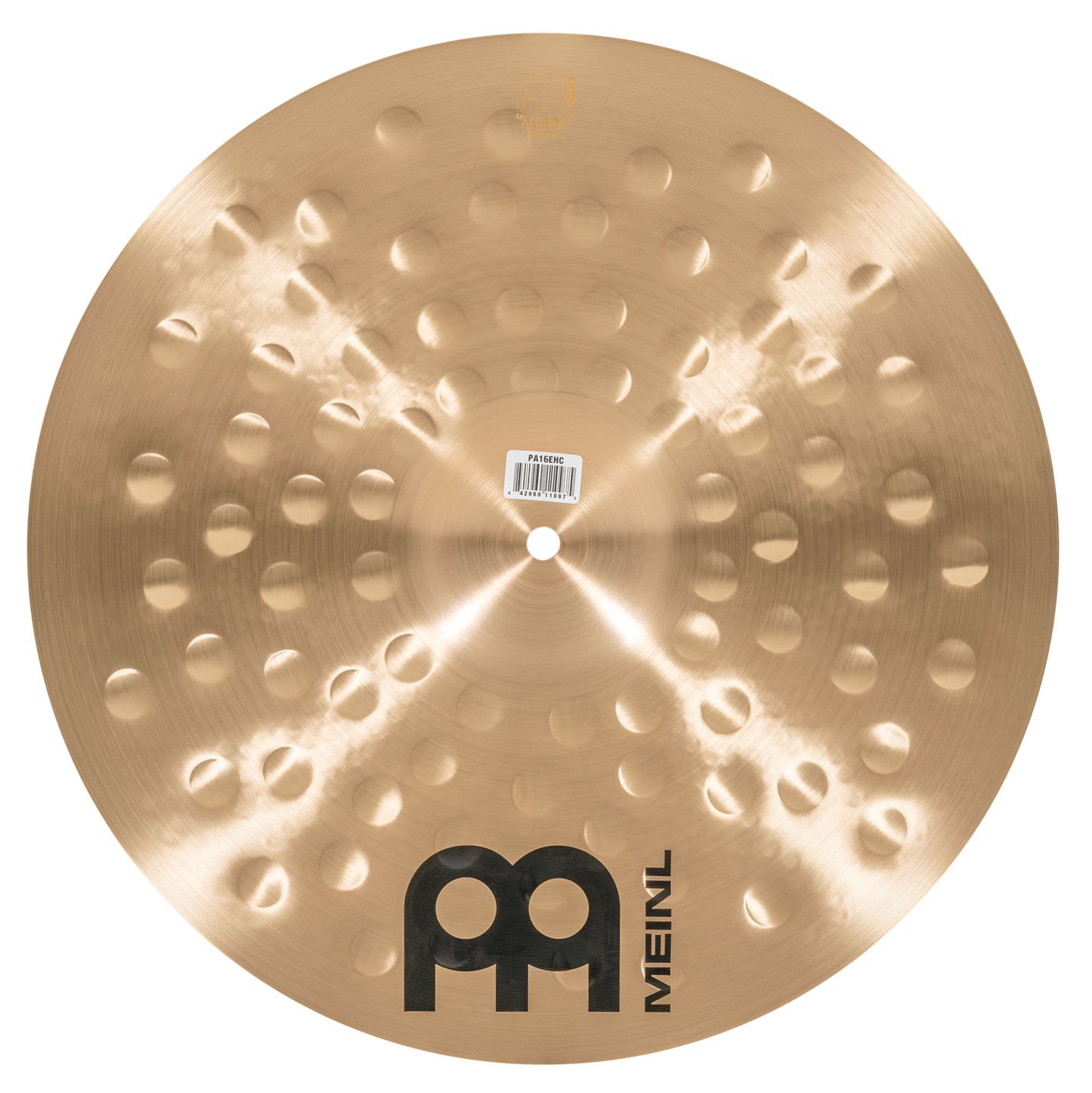 MEINL Cymbals Pure Alloy Extra Hammered Crash - 16"