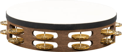 MEINL Percussion Vintage Wood Series Headed Tambourine - 10"