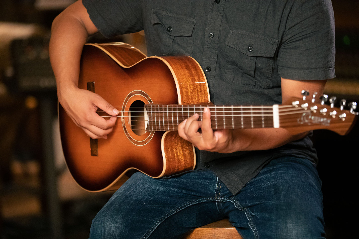 ORTEGA Performer Series 4/4 Konzertgitarre 6-String - Sunburst + Gigbag