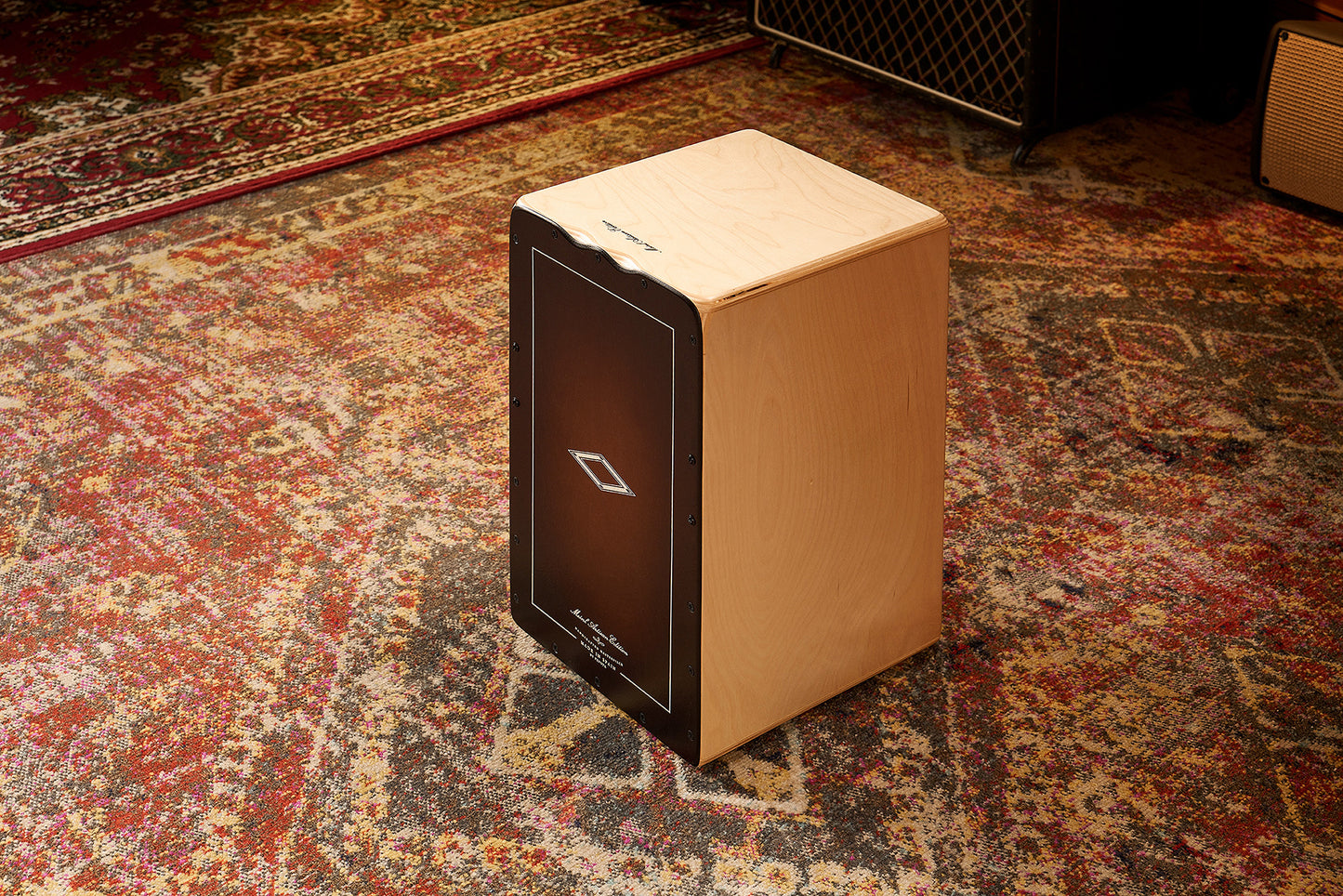 MEINL Percussion Artisan Edition Series String Cajon Soleá Line - Espresso Burst