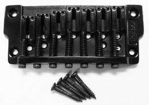 IBANEZ feste Brücke Gibraltar Standard - schwarz, für 7-Saiter.