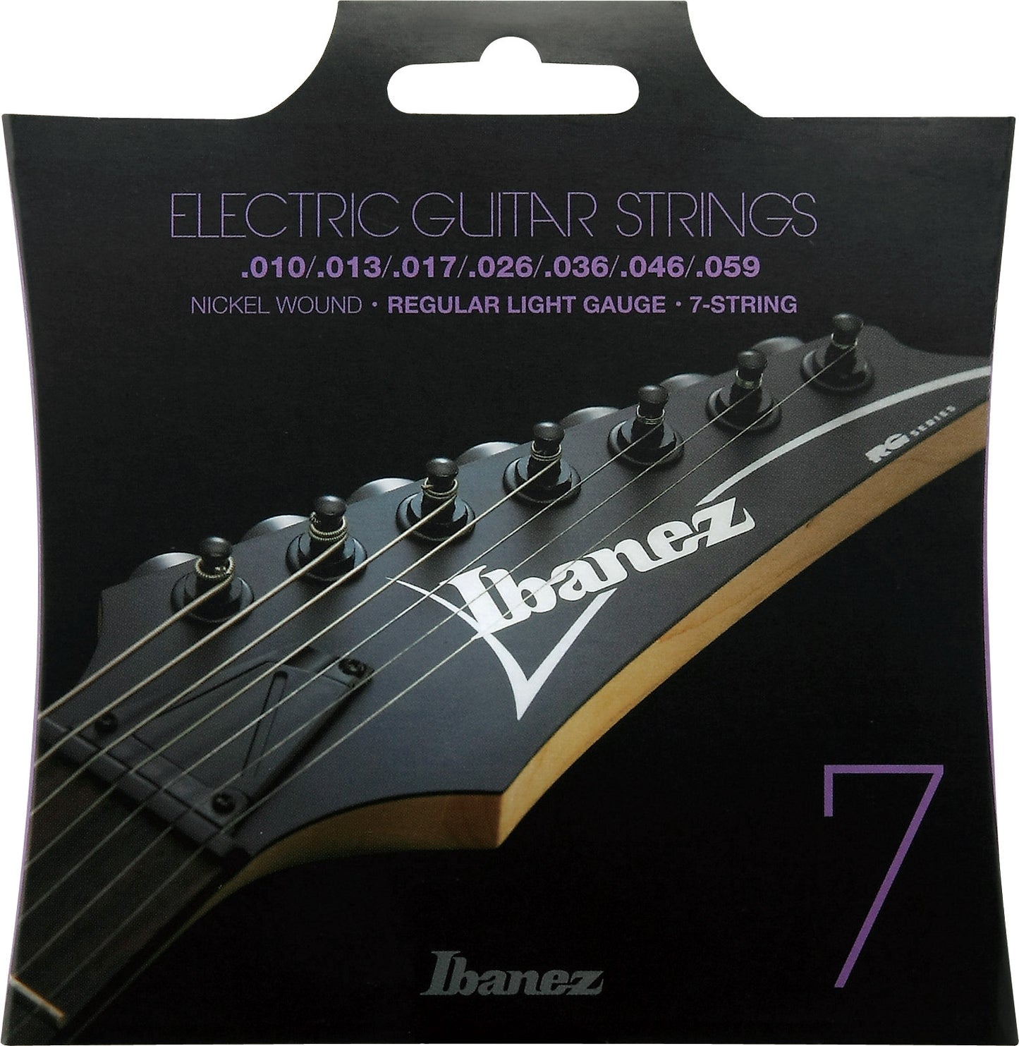 IBANEZ Saiten Set für 7 String E-Gitarre - Regular Light