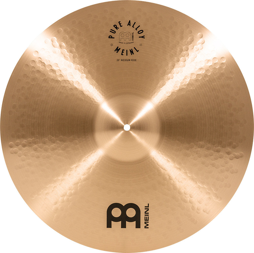 MEINL Cymbals Pure Alloy Cymbal Set - 14” / 16” / 20”