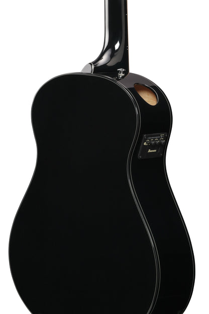 IBANEZ Advanced Acoustic AAM Acoustic Guitar 6-String - Black High Gloss