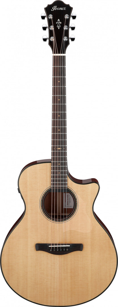 IBANEZ Platinum Collection Acoustic Guitar 6 String - Natural Low Gloss + Case