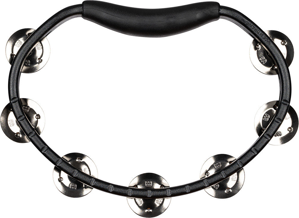 MEINL Percussion Headliner® Series Molded ABS Single-Row Tambourine - Black