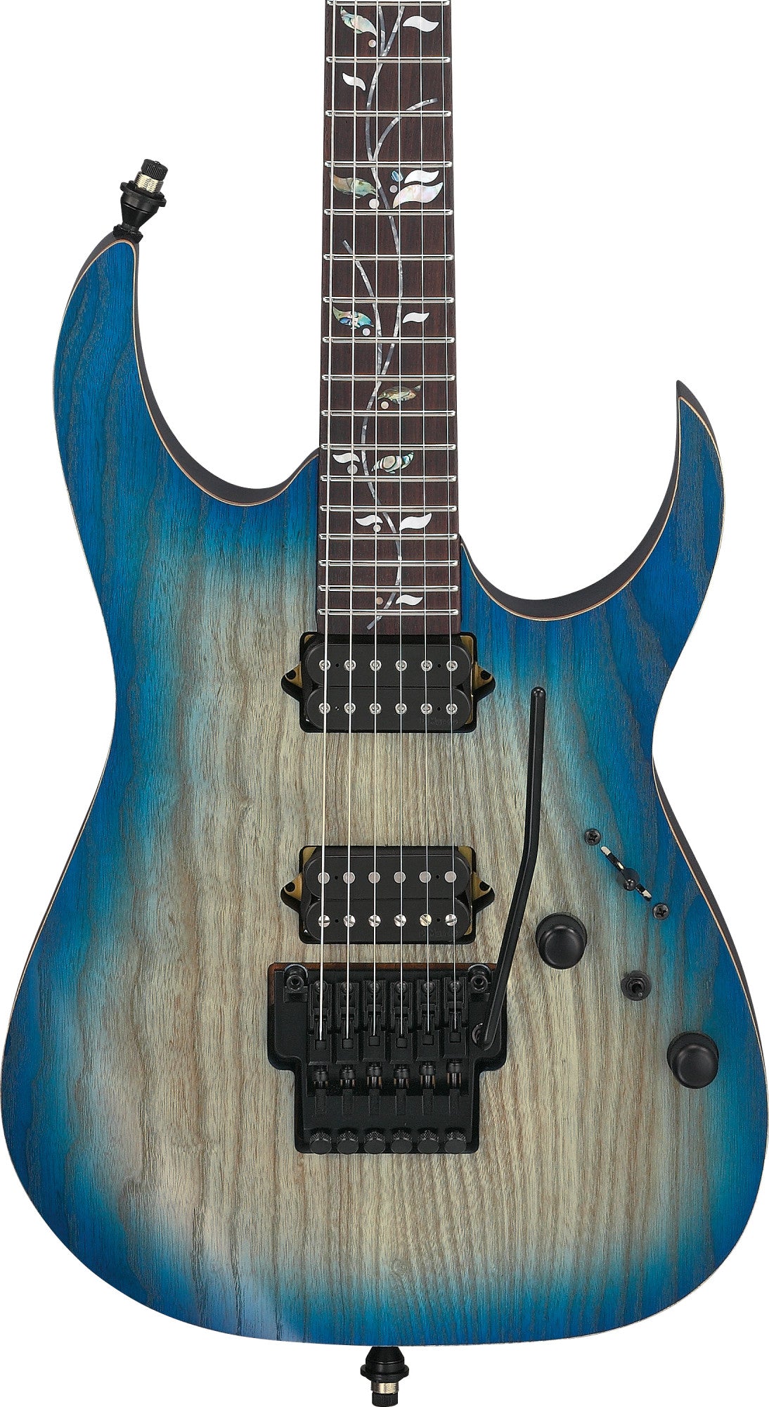 IBANEZ j.custom RG E-Gitarre 6-String - Ghost Fleet Blue Burst + Koffer